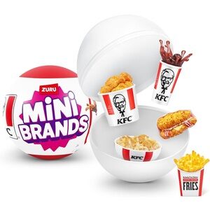 NEW Set of 2 Mini Brand KFC Mini Series Mystery Capsule